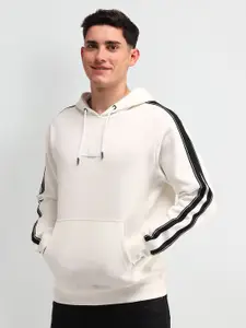 U.S. Polo Assn. Denim Co. Men Side Stripes Cotton Hooded Sweatshirt