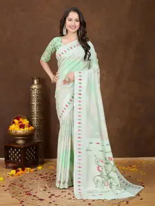 Rekha Maniyar Woven Design Khandua Silk Banarasi Saree