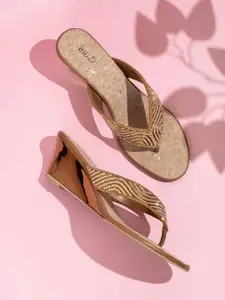 Inc 5 Women Embellished Wedge Heel Sandals