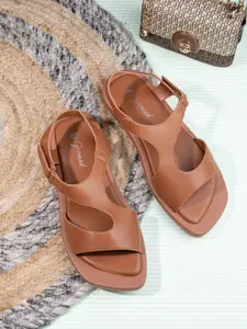 BRISKERS Women Gromad Classic Charm Open Toe Flats