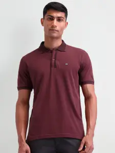 Arrow Sport Men Brand Logo Polo Collar T-shirt