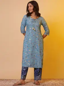 AURELIA Women Ethnic Motifs Printed Kurta