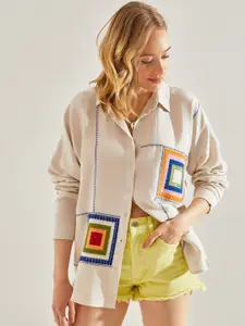 Trendyol Women Opaque Printed Casual Shirt