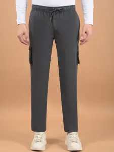 Cantabil Men Pure Cotton Mid-Rise Track Pant