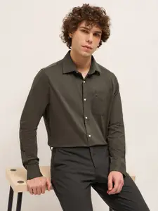 THE BEAR HOUSE Men Tailored Fit Opaque Formal Shirt