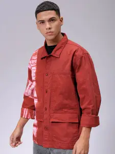 The Indian Garage Co Men Tie and Dye Denim Jacket