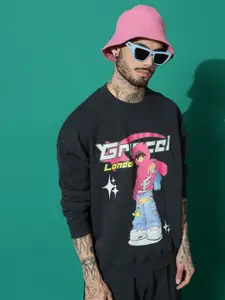 GRIFFEL Men Printed Pullover Sweatshirt