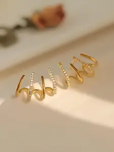 KARISHMA KREATIONS Contemporary Studs Earrings