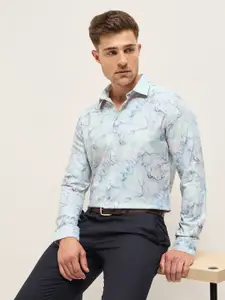 THE BEAR HOUSE Men Tailored Fit Opaque Printed Formal Shirt