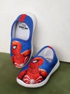 Kids Ville Boys Spiderman Printed Casual Canvas Shoes