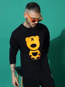 GRIFFEL Men Graphic Printed Sweatshirt