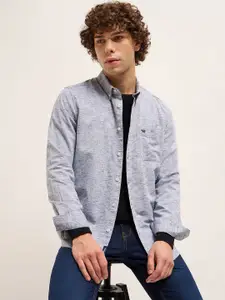 THE BEAR HOUSE Men Slim Fit Opaque Casual Shirt