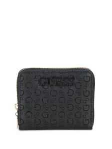 GUESS Women Printed PU Zip Around Wallet