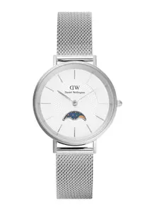 Daniel Wellington Women Printed Dial & Stainless Steel Straps Analogue Watch DW00100772K