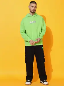 GRIFFEL Men Printed Hooded Tracksuits