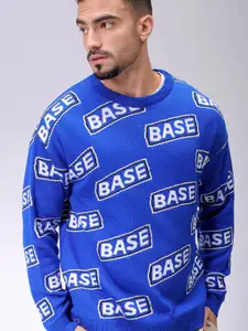 The Indian Garage Co Men Typography Longline Pullover