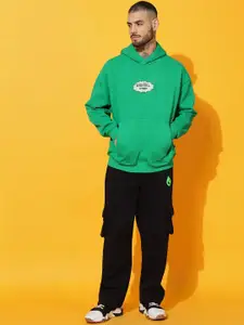 GRIFFEL Men Printed Long Sleeves Hooded Tracksuit