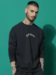 GRIFFEL Men Printed Pullover Sweatshirt