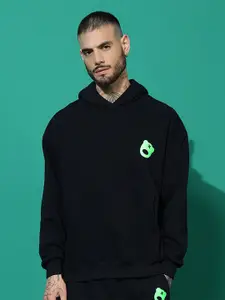 GRIFFEL Men Hooded Pullover Sweatshirt