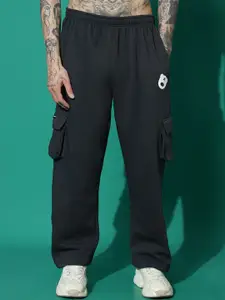 GRIFFEL Men Mid-Rise Regular Fit Track Pants