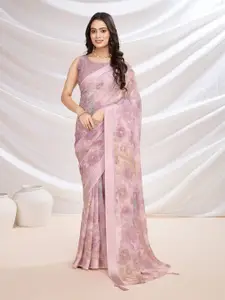 KALINI Floral Pure Georgette Designer Saree