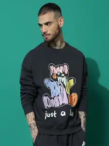 GRIFFEL Men Printed Pullover Sweatshirt