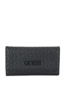 GUESS Women Printed PU Three Fold Wallet