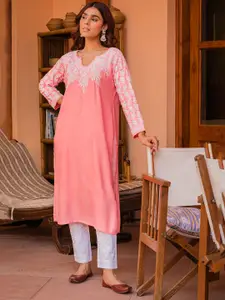HOUSE OF KARI Women Chikankari Kurta