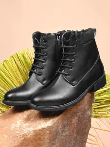 CLOG LONDON Women Block-Heeled Winter Boots