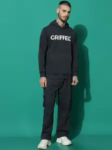 GRIFFEL Men Printed Mid Rise Tracksuit