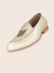 TANNY SHOES Men Printed Mojaris