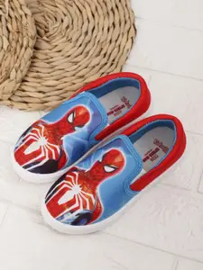 Kids Ville Boys Spiderman Printed Casual Canvas Shoes