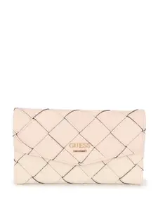 GUESS Women Textured PU Envelope