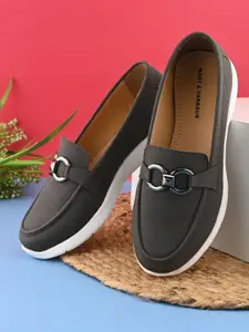 Mast & Harbour Women Suede Loafers