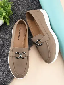 Mast & Harbour Women Suede Loafers