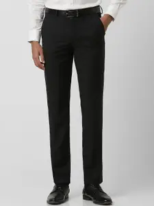 Van Heusen Men Cotton Slim Fit Formal Trousers