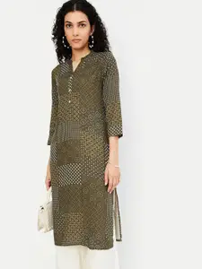 max Women Geometric Printed Kurta