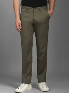 Louis Philippe Sport Men Slim Fit Mid-Rise Cotton Trousers