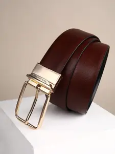 Van Heusen Men Textured Leather Reversible Formal Belt