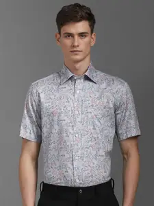 Louis Philippe Men Classic Floral Opaque Printed Formal Shirt