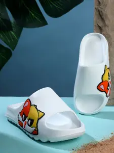 KAPYANSH Men Printed Rubber Sliders