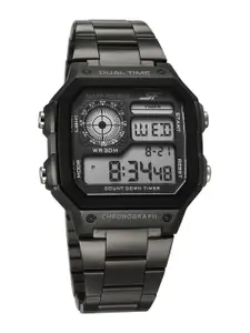 Sonata Men Metal Digital Watch 77134PM06W