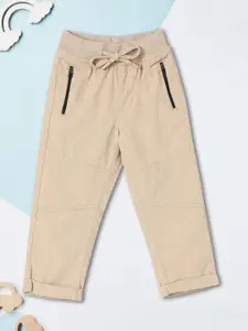 max Boys Mid-Rise Regular Fit Trousers