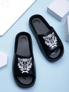 KAPYANSH Men Printed Rubber Sliders