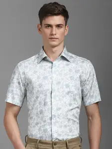 Louis Philippe Men Classic Floral Opaque Printed Formal Shirt