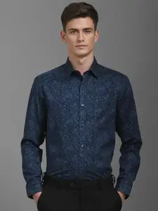 Louis Philippe Men Classic Floral Opaque Printed Formal Shirt