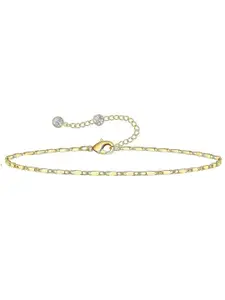 VAMA Gold Plated Layered Chain Ankle Anklet Bracelet Jewellery Anklets
