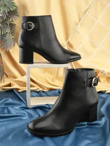 The Roadster Lifestyle Co. Women Block Heel Regular Boots