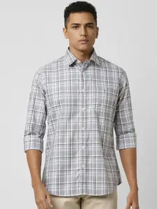 Van Heusen Sport Men Slim Fit Opaque Checked Casual Shirt