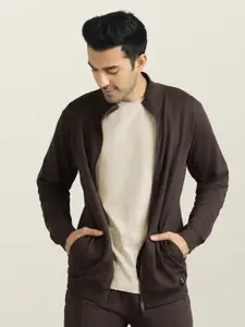XYXX Men Antimicrobial Open Front Jacket